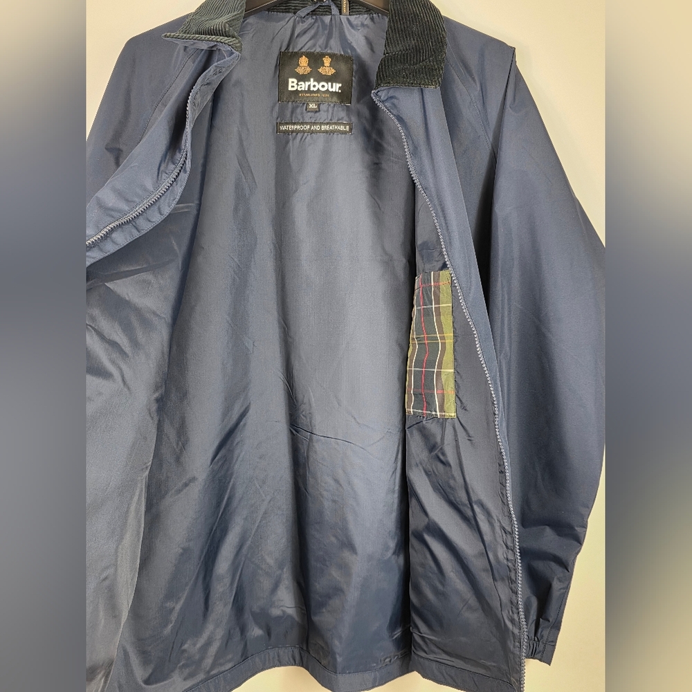 Barbour Domus Water Resistant Jacket Classic Navy - Picture 3 of 8